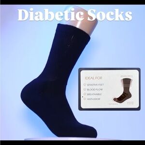 Black Diabetic Socks for Men